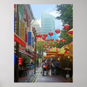 Poster Singapore - velho e novo