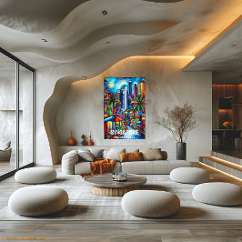 Póster Singapur en Arte Contemporáneo