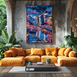 Póster Singapur: Passion Made Possible Arte Contemporáneo