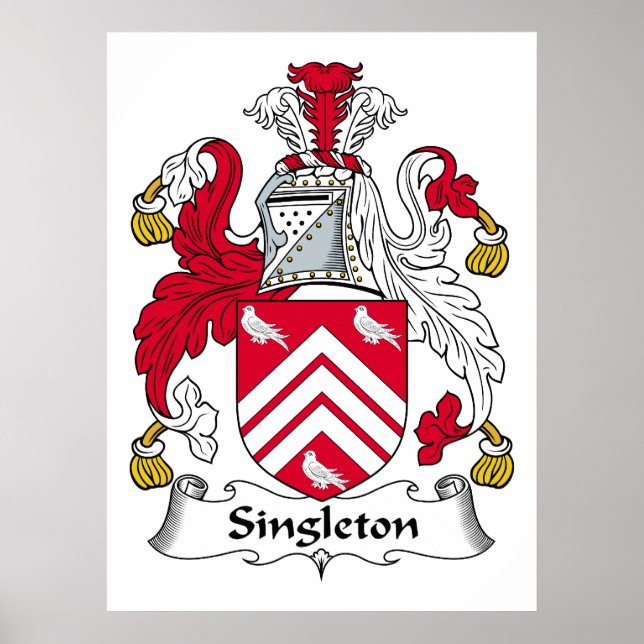 Póster Singleton Family Crest (Frente)
