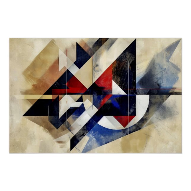 Póster Singular Abstraction (Frente)