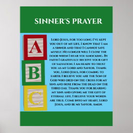 POSTER SINNERS ORGER