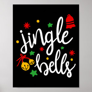 Poster Sinos Bells Jingle All The Way Presente de Natal C