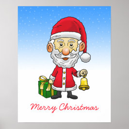Poster Sinos de Natal com Papai Noel