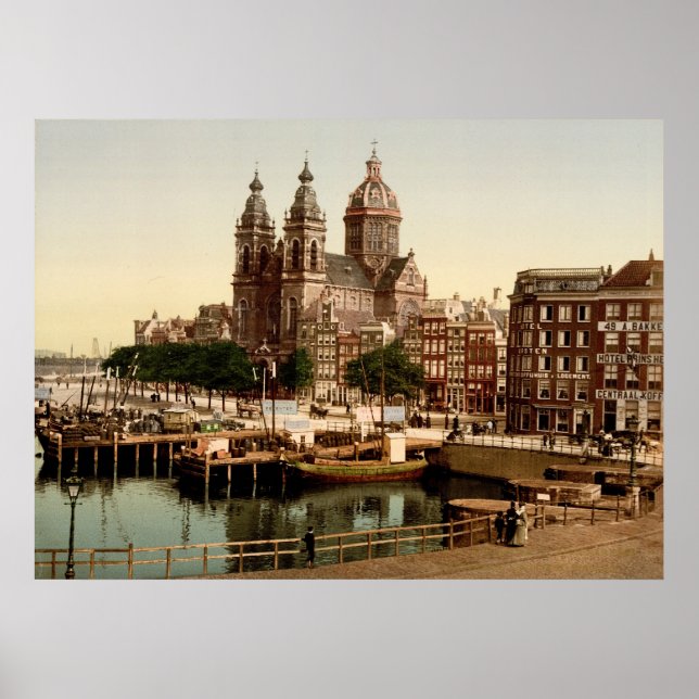 Póster Sint Nicolaaskerk Amsterdam (Frente)