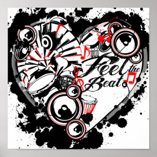 Poster Sinta a batida