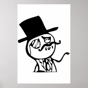 Póster Sinta como um meme do senhor cómico