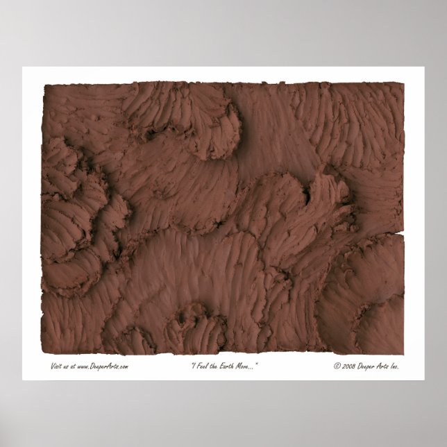 Poster Sinto que a Terra se move (Frente)