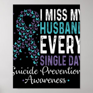 Poster Sinto Saudade do Meu Marido Todos os Dias Prevençã