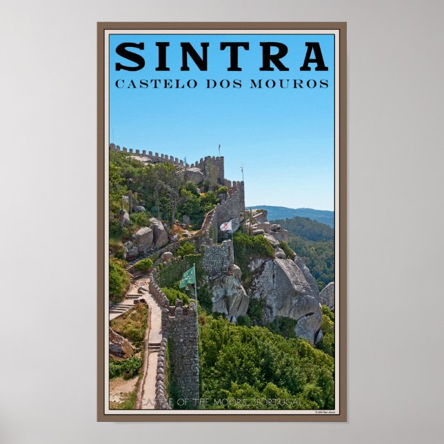 Póster Sintra - Castelo dos Mouros (Frente)