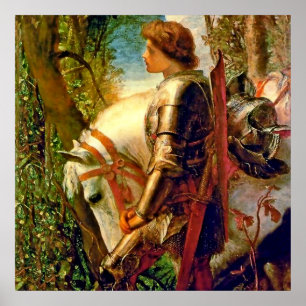 Poster “Sir Galahad” by George Frederic Watts