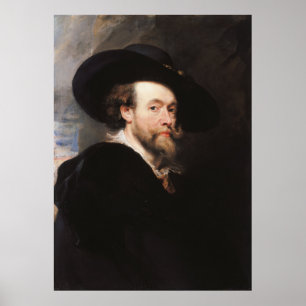 Poster Sir Peter Paul Rubens Retrato do artista