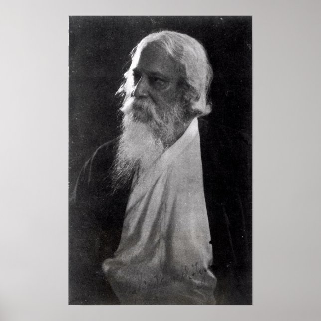 Poster Sir Rabindranath Tagore (Frente)