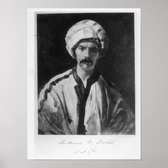 Póster Sir Richard Burton (Frente)