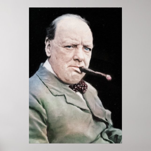 Poster Sir Winston Churchill (Frente)