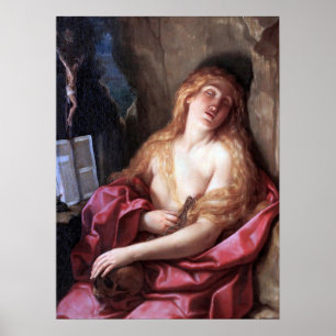 Poster Sirani - Penitent Magdalene