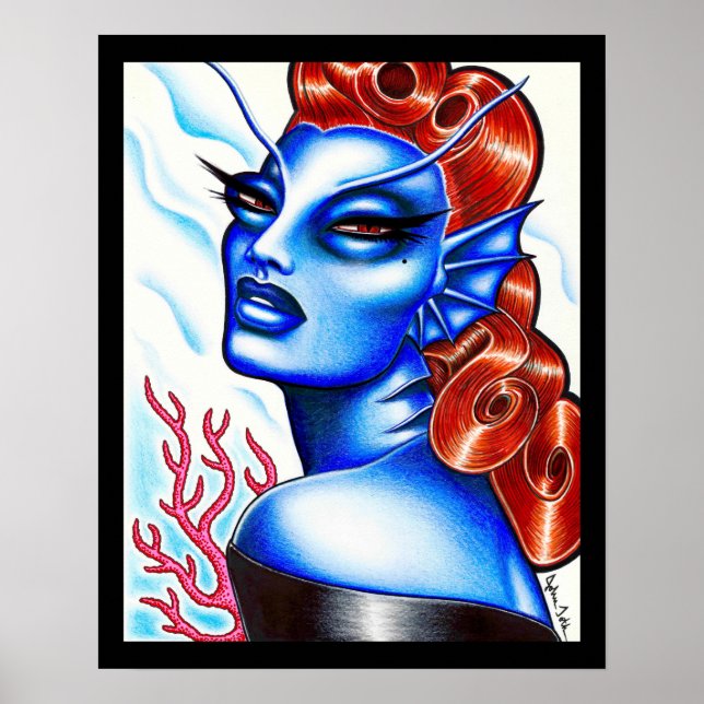 Poster Siren do mar (Frente)