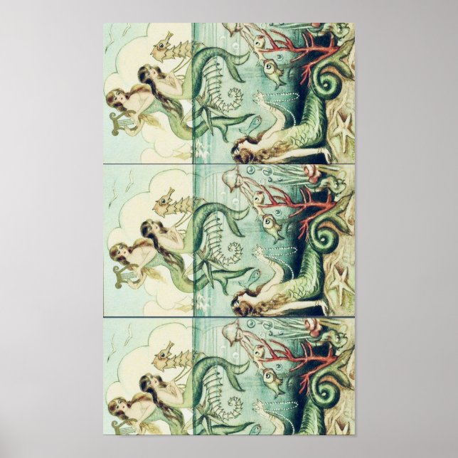 Poster sirenes marítimas (Frente)