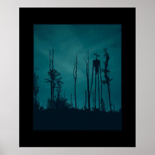 Poster Sirenhead Siren Cabeça Horror Creepypasta