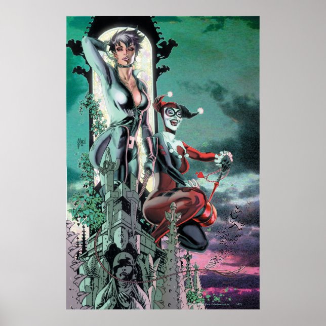 Póster Sirens da Cidade de Gotham Cv12_R1 (Frente)