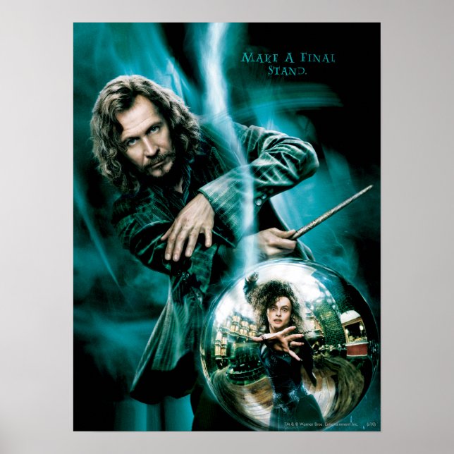 Poster Sirius Black e Bellatrix Lestrange (Frente)