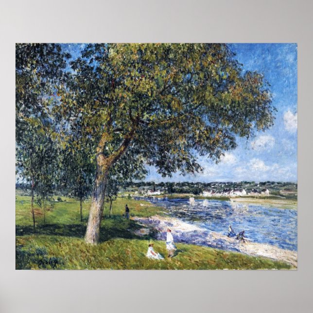 Poster Sisley - Árvore De Noz Em Um Campo Thomery (Frente)