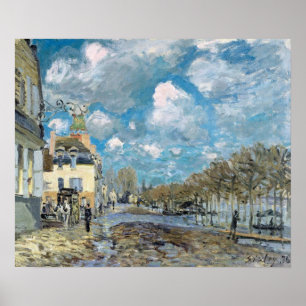 Poster Sisley - Inundação Em Port-Marly 1876