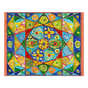 Póster sistema abstrato