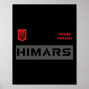 Poster Sistema Himars Militar Exército Glória à Ucrânia