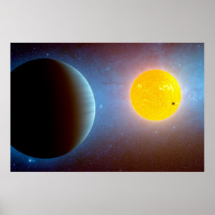 Poster Sistema Kepler-10 Star.