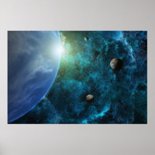 Póster Sistema planetário