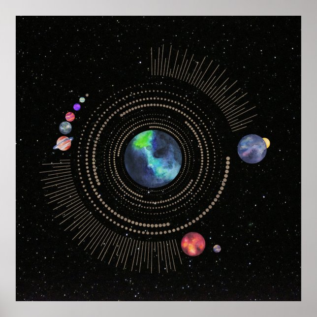 Poster Sistema Solar (Frente)