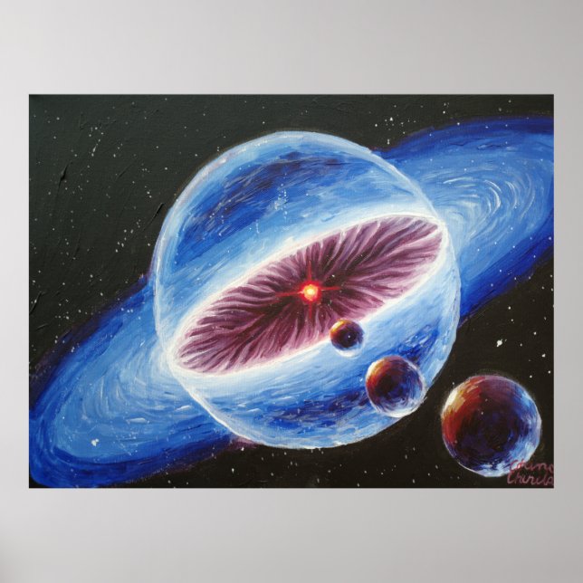 Poster Sistema solar (Frente)