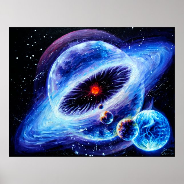 Poster Sistema solar (Frente)