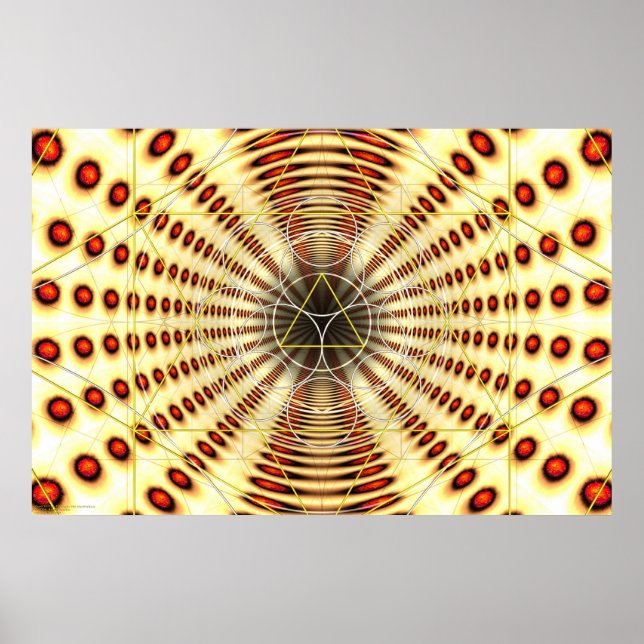 Poster Sistema solar para Marte por Martineau (Frente)