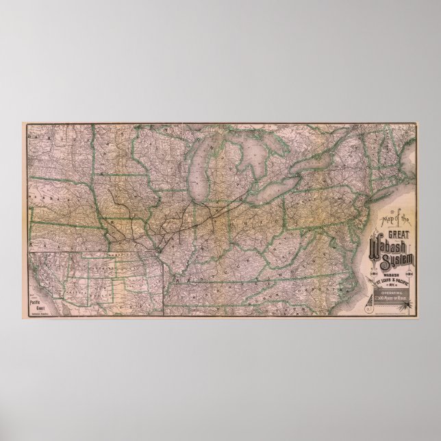 Póster Sistema Wabash do excelente (Frente)