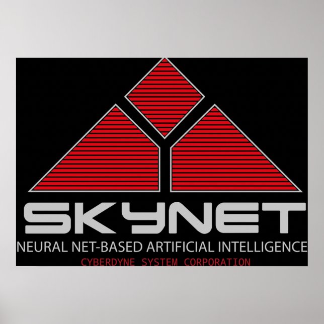 Poster Sistemas Cyberdyne Skynet (Frente)