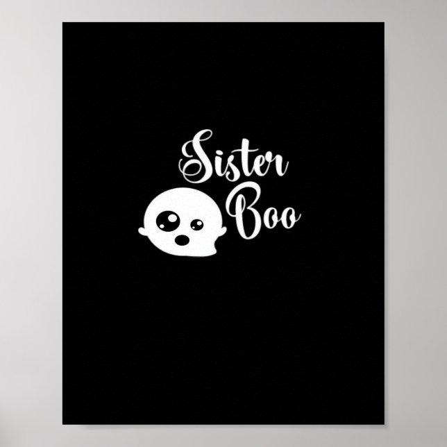 Poster Sister Boo Halloween (Frente)