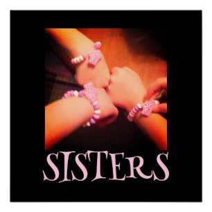 Póster SISTERS Candy Braceletes Mãos