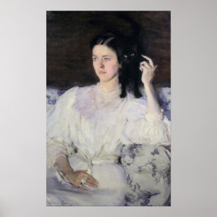 Póster Sita e Sarita, ou rapariga com um gato