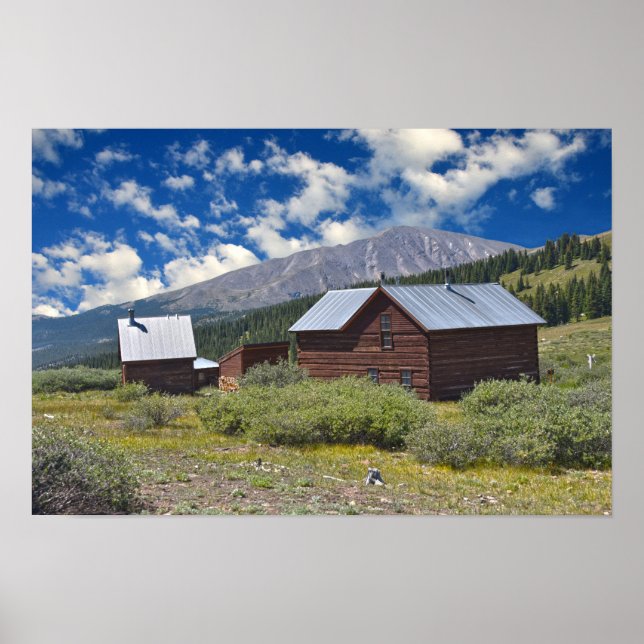 Poster Sítio da Estação Ferroviária Boreas, Colorado (Frente)