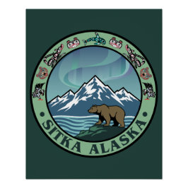 Póster Sitka Alasca Estados Unidos
