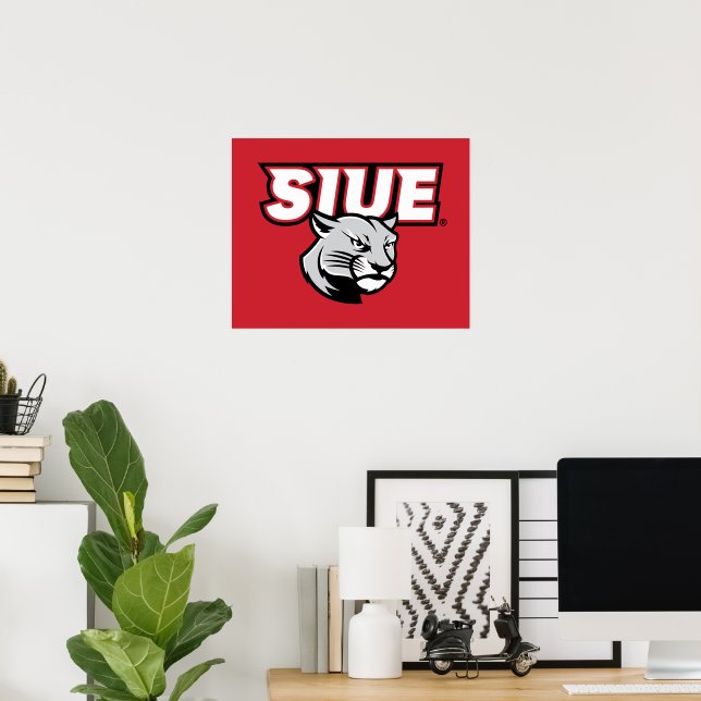 Poster SIUE Cougars (Escritório em casa)
