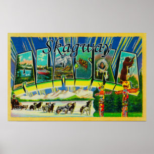Poster Skagway, Alaska - grandes cenas da letra