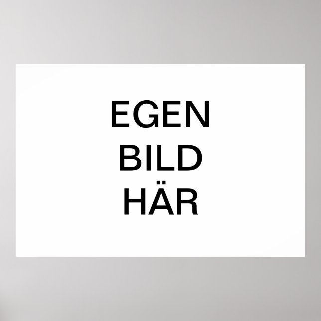 Póster Skapa egen Affisch/Poster egen billy text (Frente)