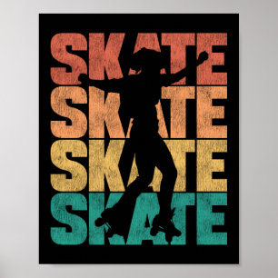 Poster Skate do Skate de Rastreamento Skate Skate  1970S