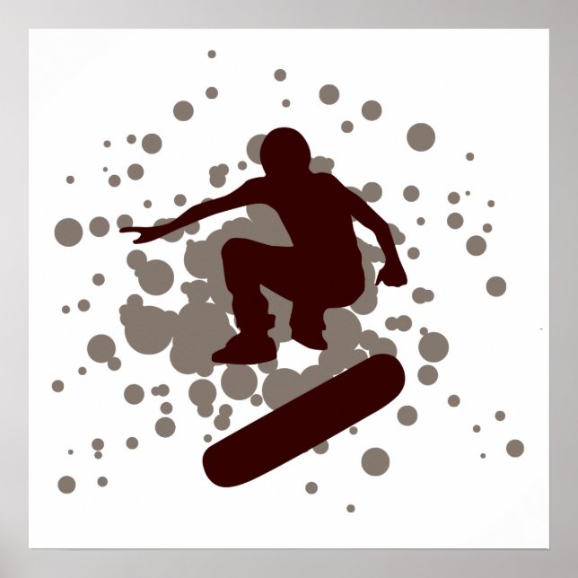 Poster skate hi-fi : bolhas: (Frente)
