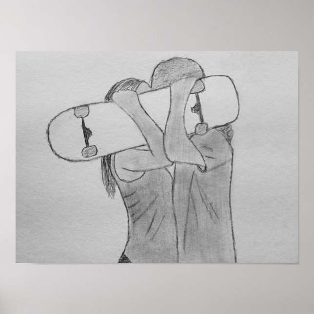 Poster Skate Love (Frente)