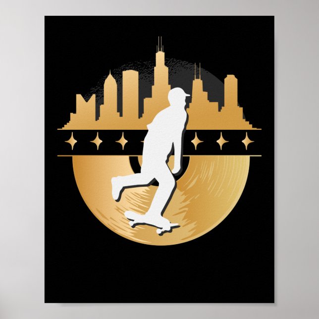 Poster Skateboard, Urban e Lifestyle (Frente)