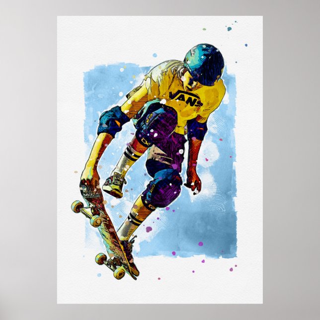 Poster Skateboarder (Frente)